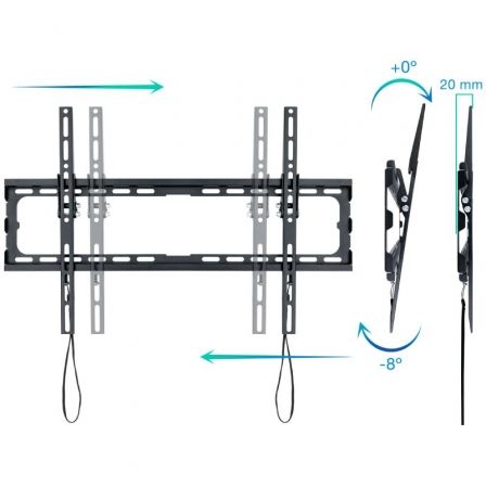 Tooq Soporte de Pared Inclinable LP1081T-B para TV de 37'' a 80''